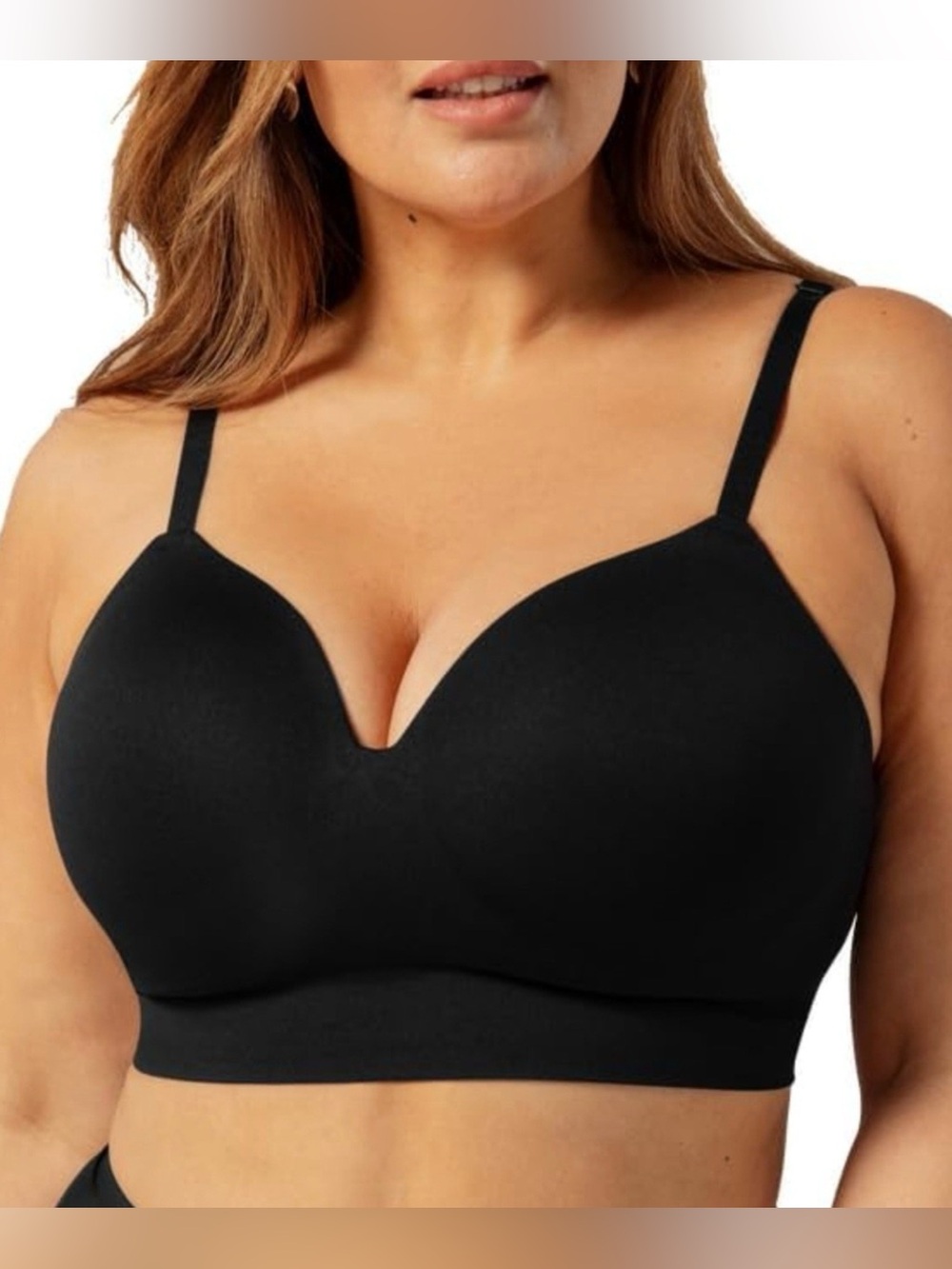 Truekind Supportive Comfort Wireless Shaping Bra XL Convertible Straps